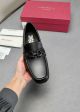 Ferragamo Man Black Calfskin Business Leather Shoes 0428109 (6)_th.jpg